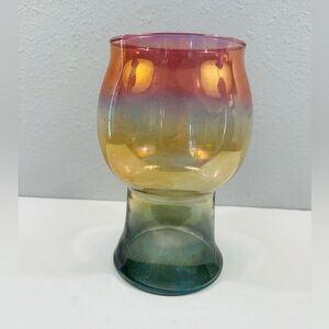 Vtg Indiana Glass Colony Lustre Lights Floating Pillar Candle Holder 1990s
